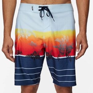 O’Neill Hyperfreak Heist Print 20” Board Shorts  Size: 33